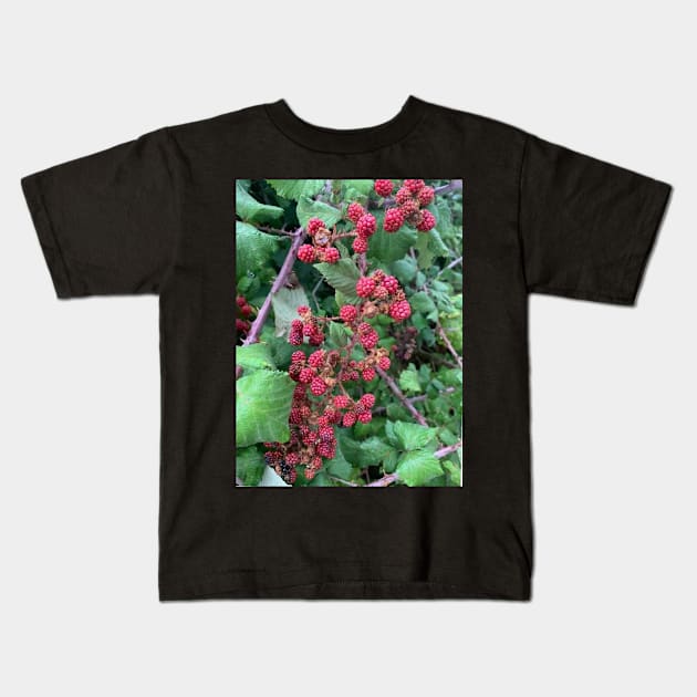 Berry Kids T-Shirt by baksuart